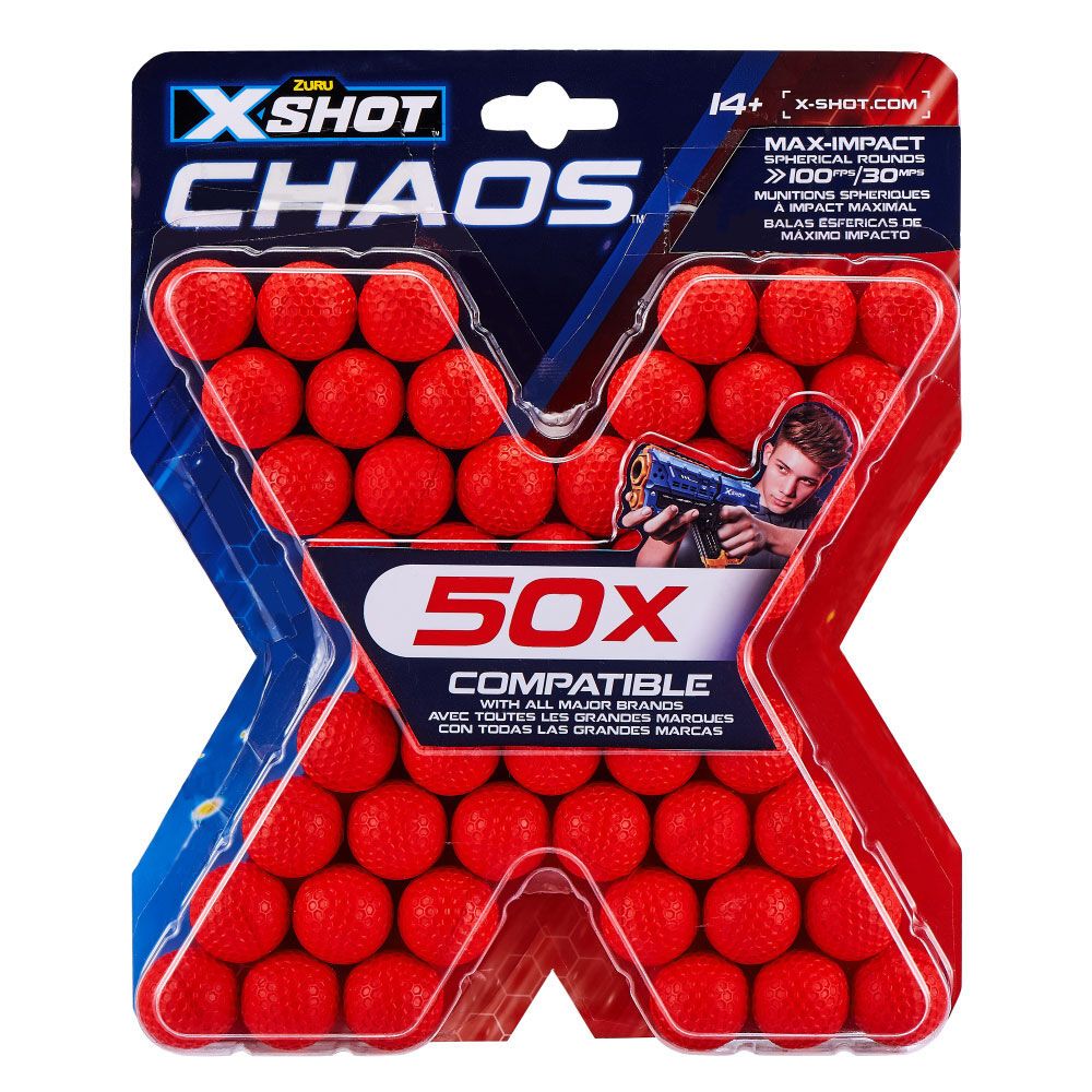 Buy X-Shot 50 Piece Chaos Dart Ball Online in UAE Sharaf DG