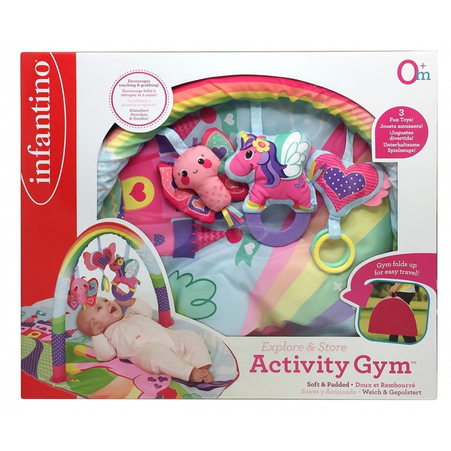 Buy Infantino Explore & Store Activity Gym (Sparkle) Online in UAE