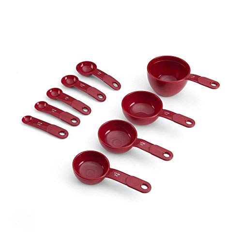 KitchenAid Measuring Cups and Spoons Set in Red