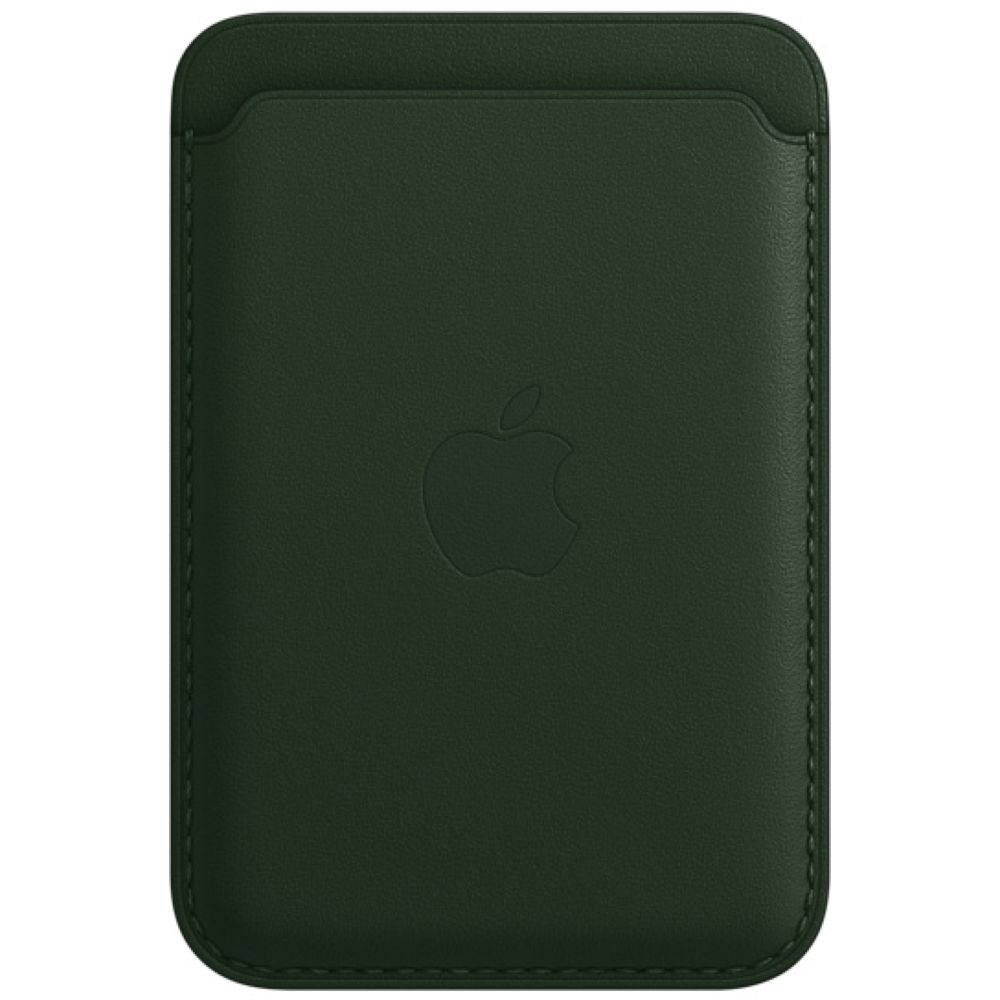 Apple Leather Wallet with MagSafe Compatible for iPhone - Sequoia Green