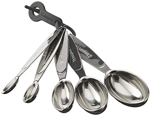 Cuisipro 5 -Piece Stainless Steel Measuring Spoon Set