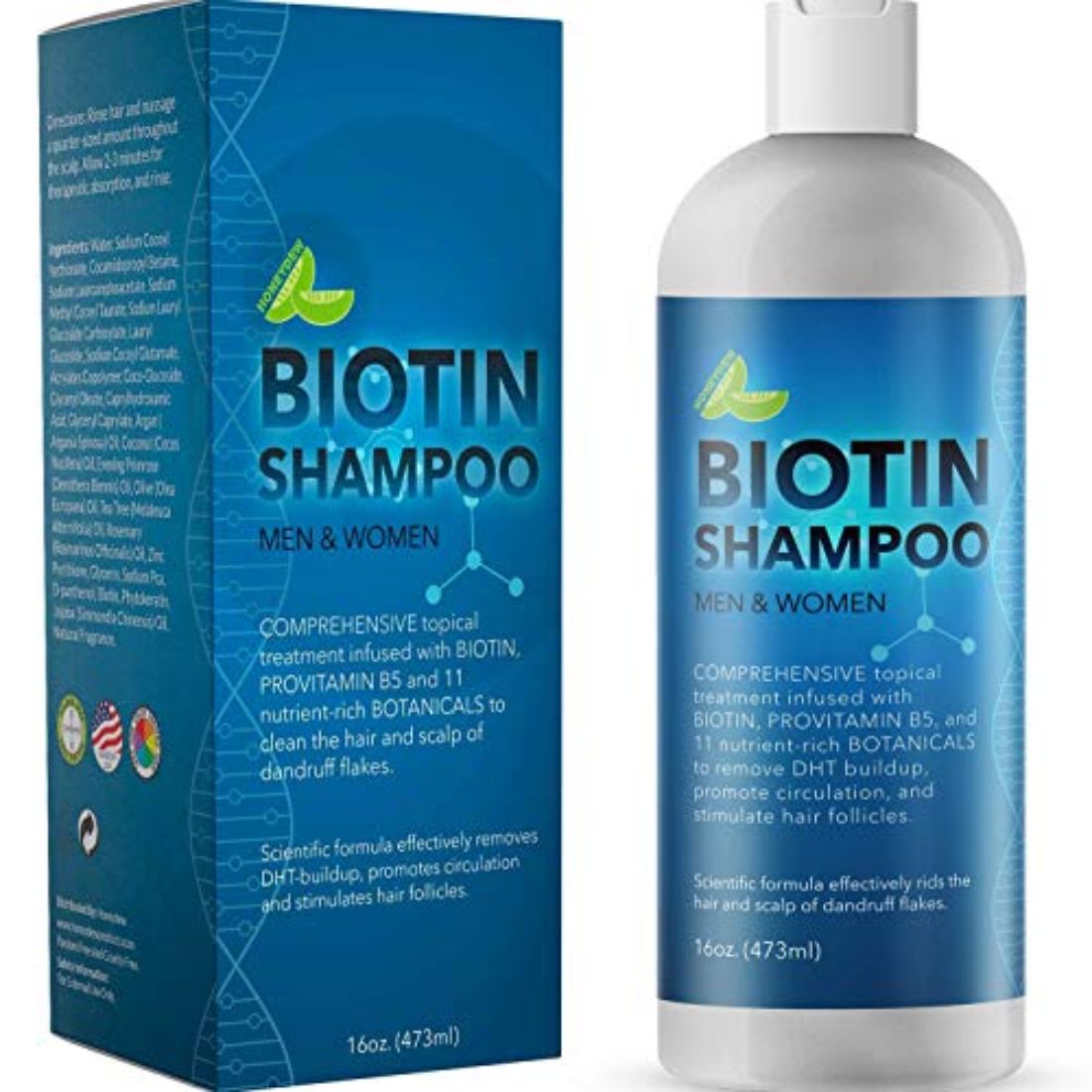 Buy Biotin Shampoo for Hair Growth and Volume – Hair Loss for Men and Women  – Natural DHT Blocker – Online in UAE | Sharaf DG