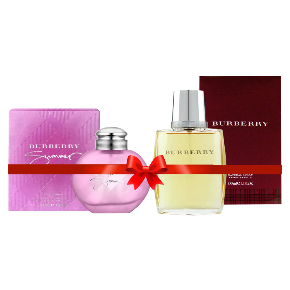 Buy Burberry Summer Perfume For Women 100ml Eau de Toilette + Burberry  Perfume For Men 100ml Eau de Toilette Online in UAE | Sharaf DG