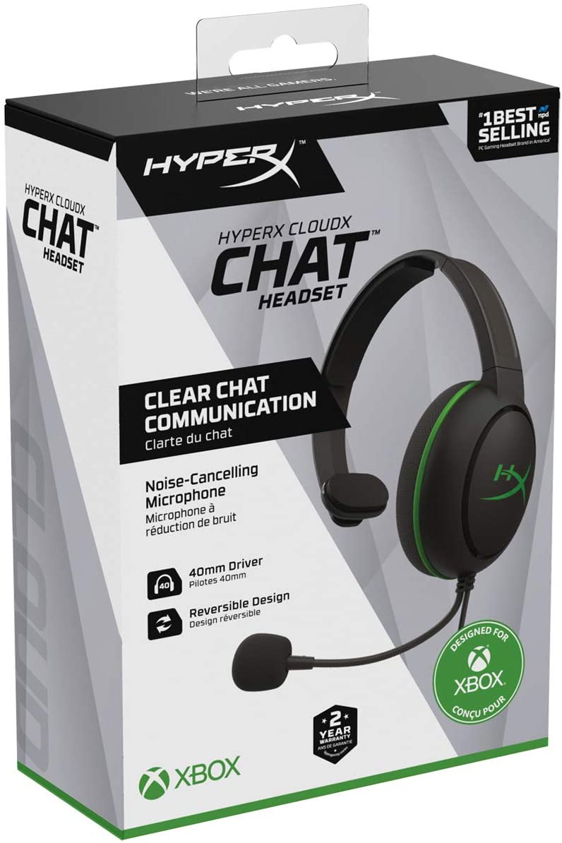 Buy Hyperx Cloudx Chat Gamming Headset HX-HSCCHX-BK/WW Online in UAE