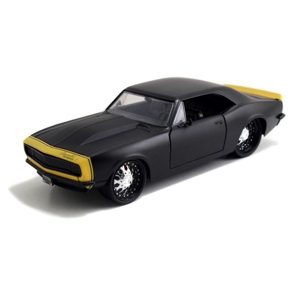 Buy Jada 97170 Chevrolet Camaro Matt Black/Yellow Toy Car Online in UAE |  Sharaf DG