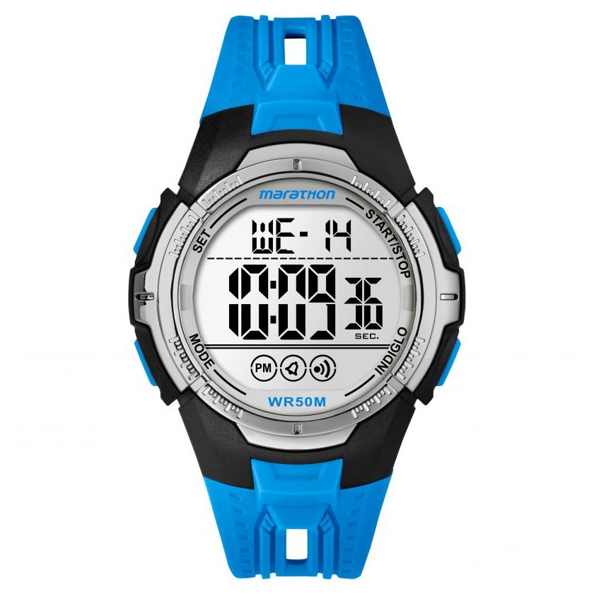 Buy Timex TW5M06900 Marathon Digital Blue Resin Watch Men Online in UAE |  Sharaf DG