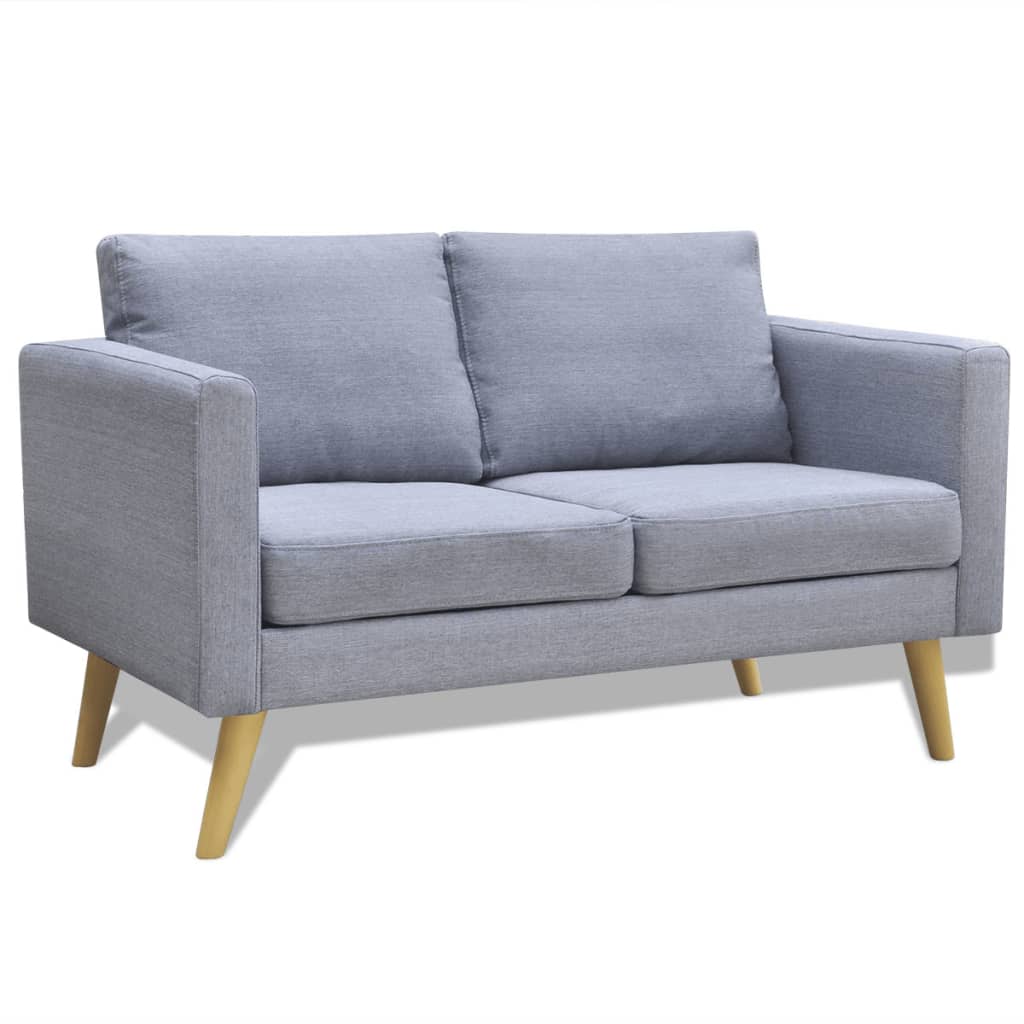 Light grey 2 seater outlet sofa