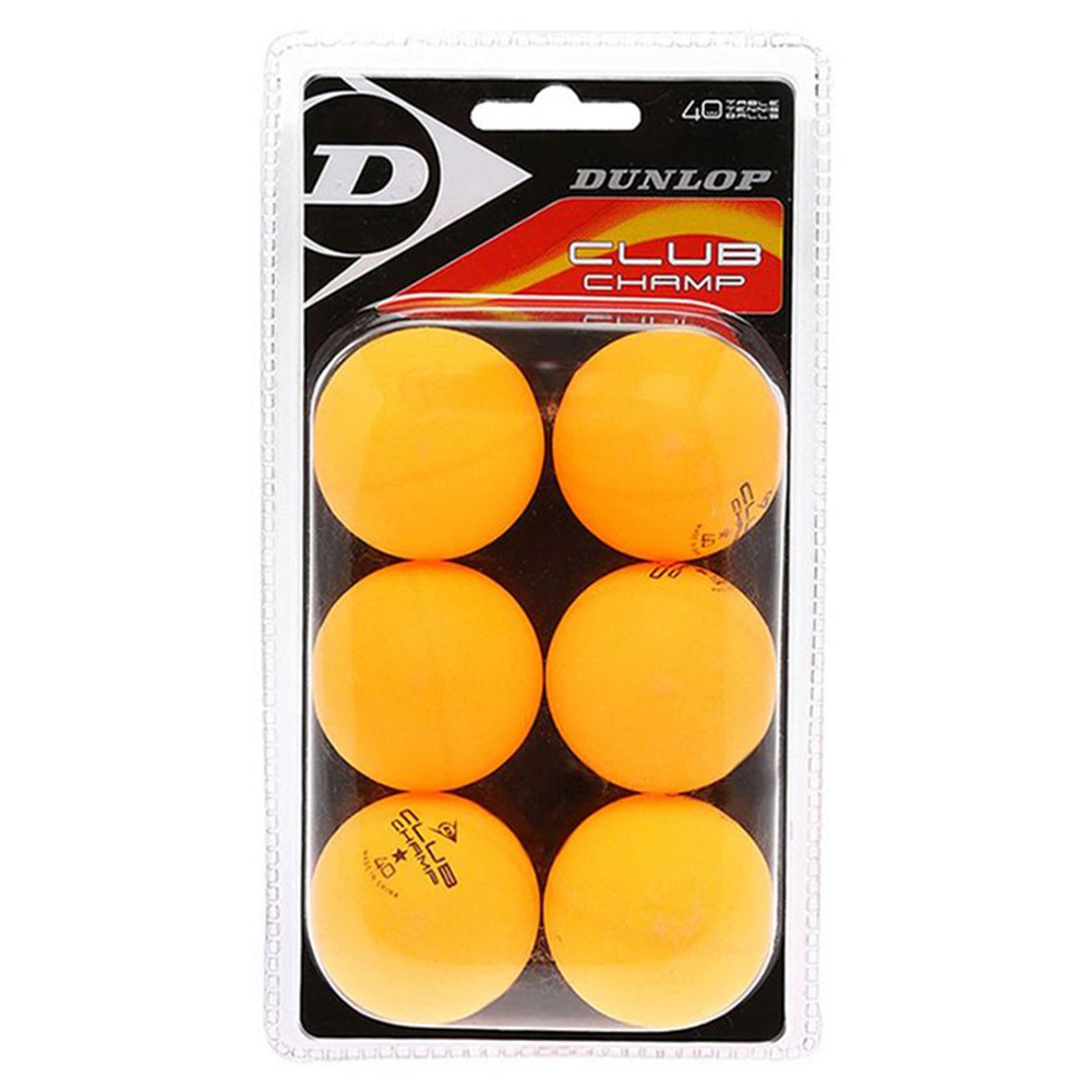 Buy Dunlop Club Champ 6 Piece Table Tennis Balls Online in UAE Sharaf DG