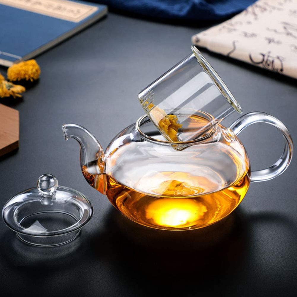 Buy Borosilicate Glass Teapot with Infuser, 1CHASE