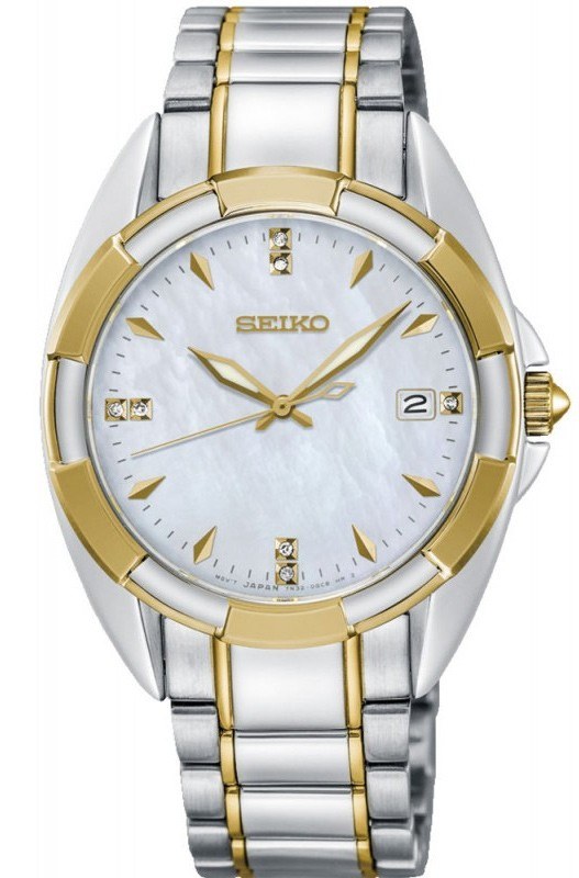 Buy Seiko Classic Silver/Gold Metal Analog Watch For Women Online in UAE |  Sharaf DG