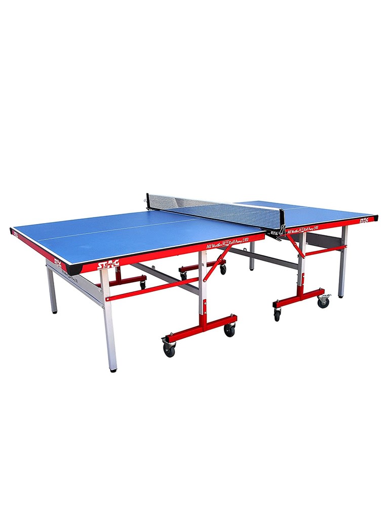 Buy 12mm Outdoor Rollaway Table Tennis Table with COMPREG Top 22 x 42mm Online in UAE Sharaf DG