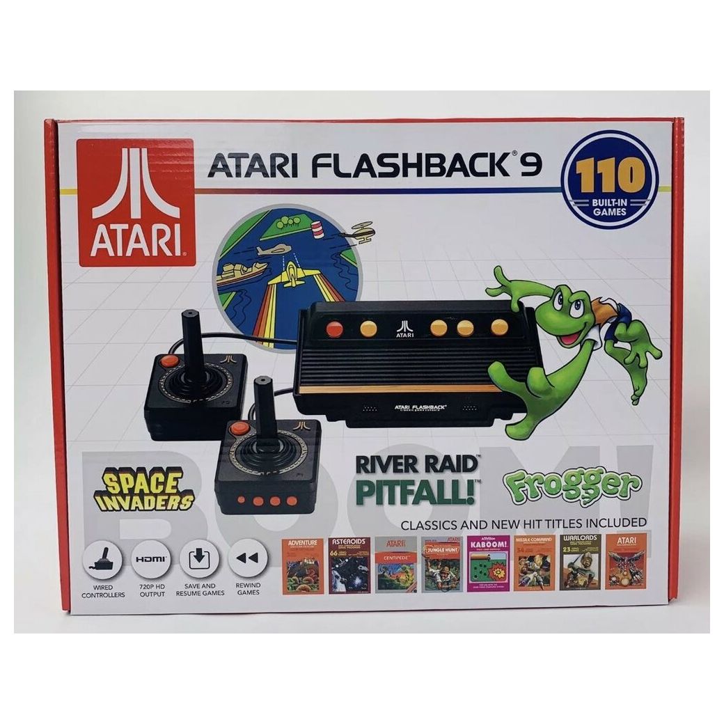 atari flashback 9 game console 110 built in games