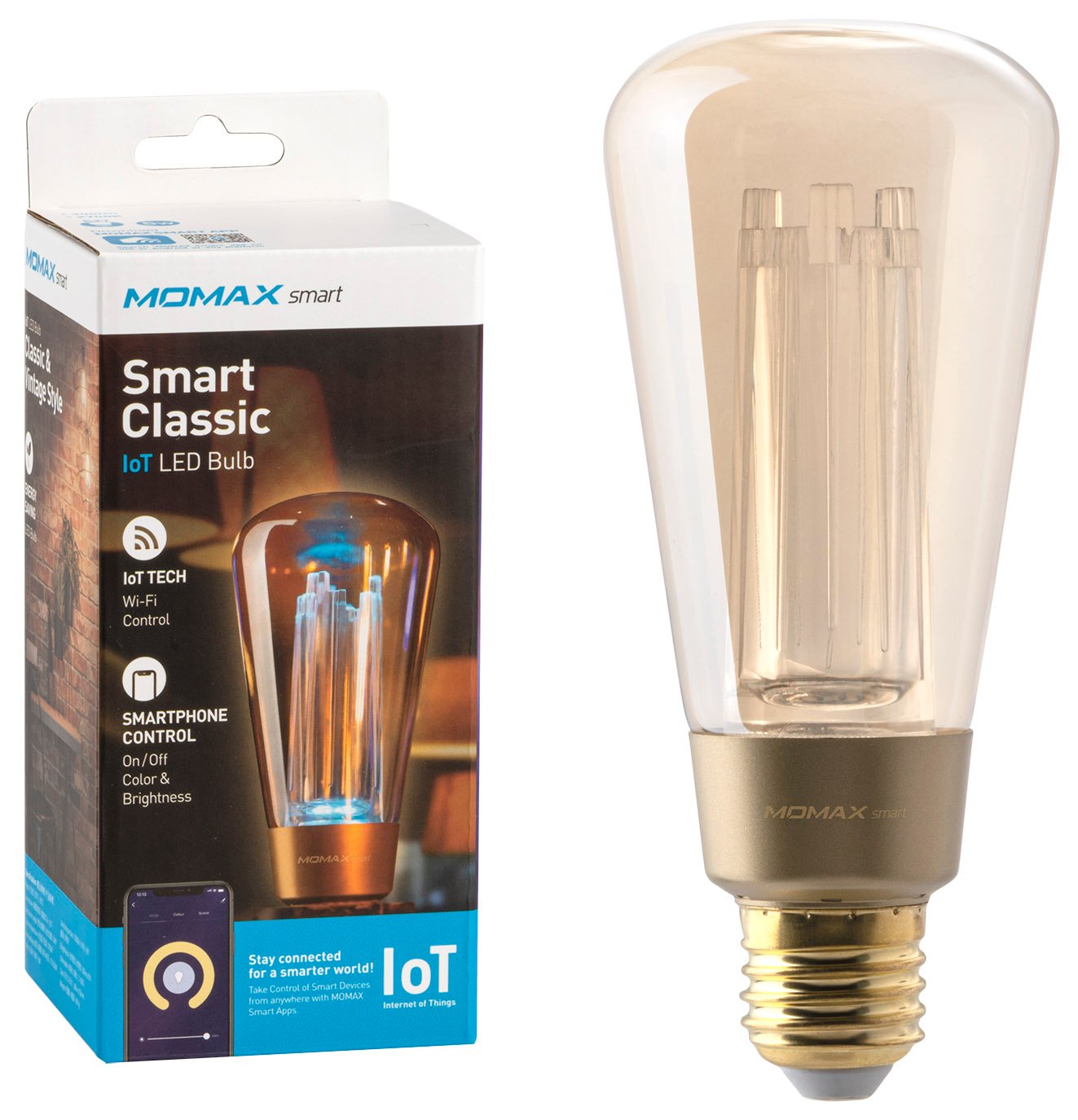 Momax deals smart lamp