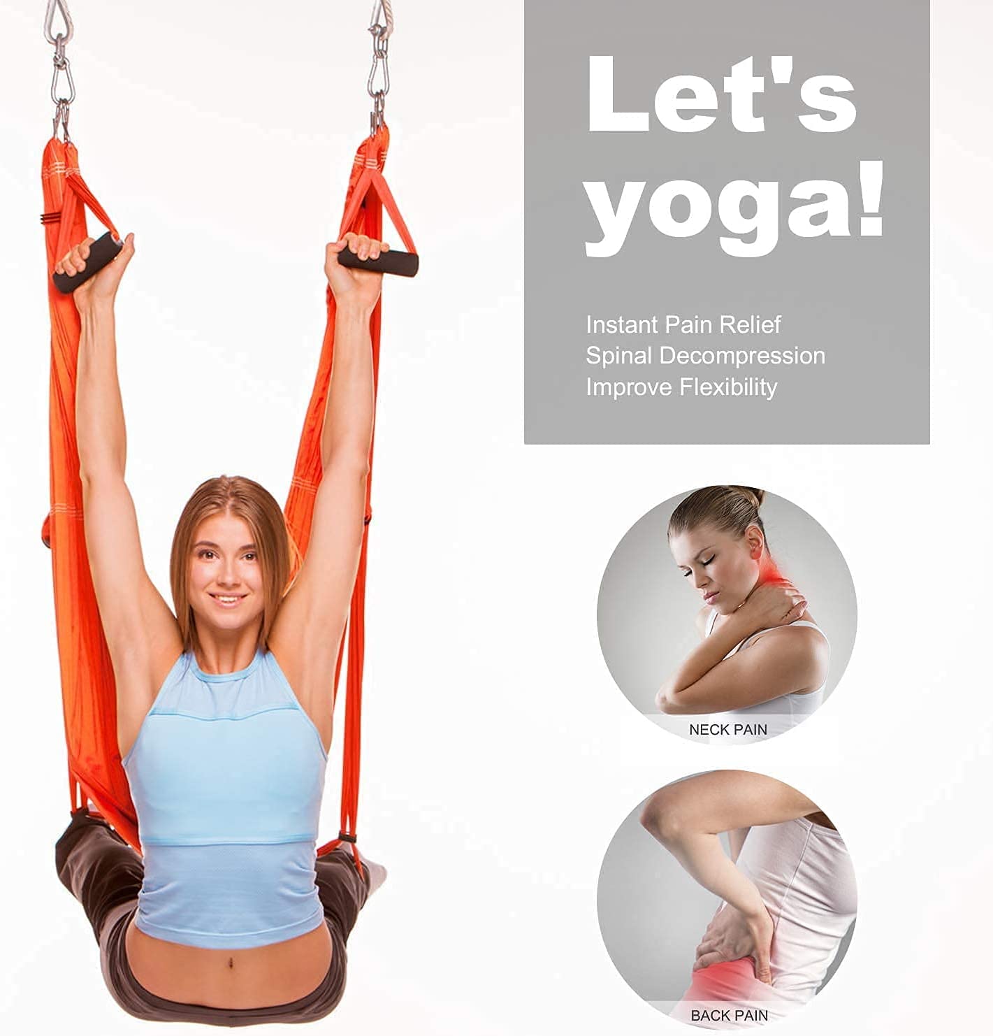 Buy ULTIMAX Yoga Swing, Anti-Gravity Yoga Sling Hammock for Aerial