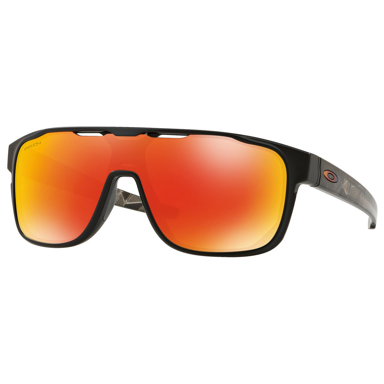 Buy Oakley Crossrange Shield matt Black Prizmatic Plastic Men Sunglasses  OO9387-09 Online in UAE | Sharaf DG