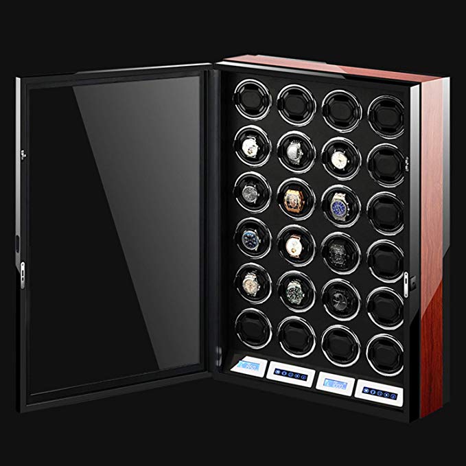 Buy Chiyoda Watch Winder For 24 Watches Automatic Watch Box With