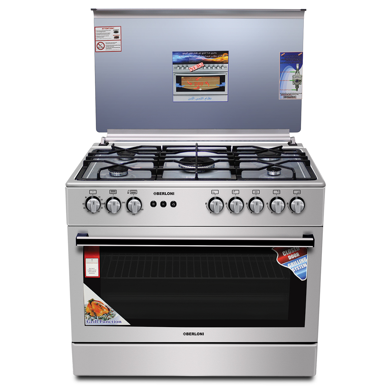 berloni gas cooker