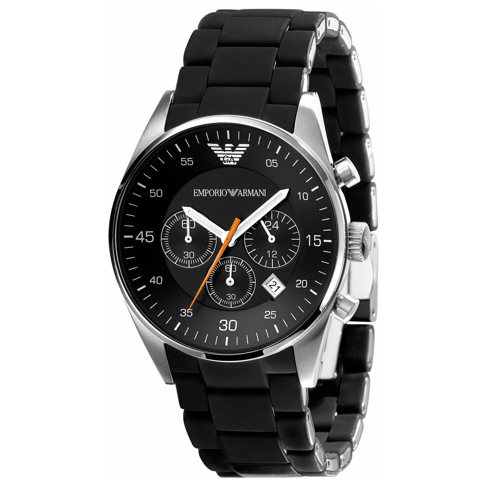 Buy Emporio Armani Sportivo Black Stainless Steel Watch Men AR5858 Online  in UAE | Sharaf DG