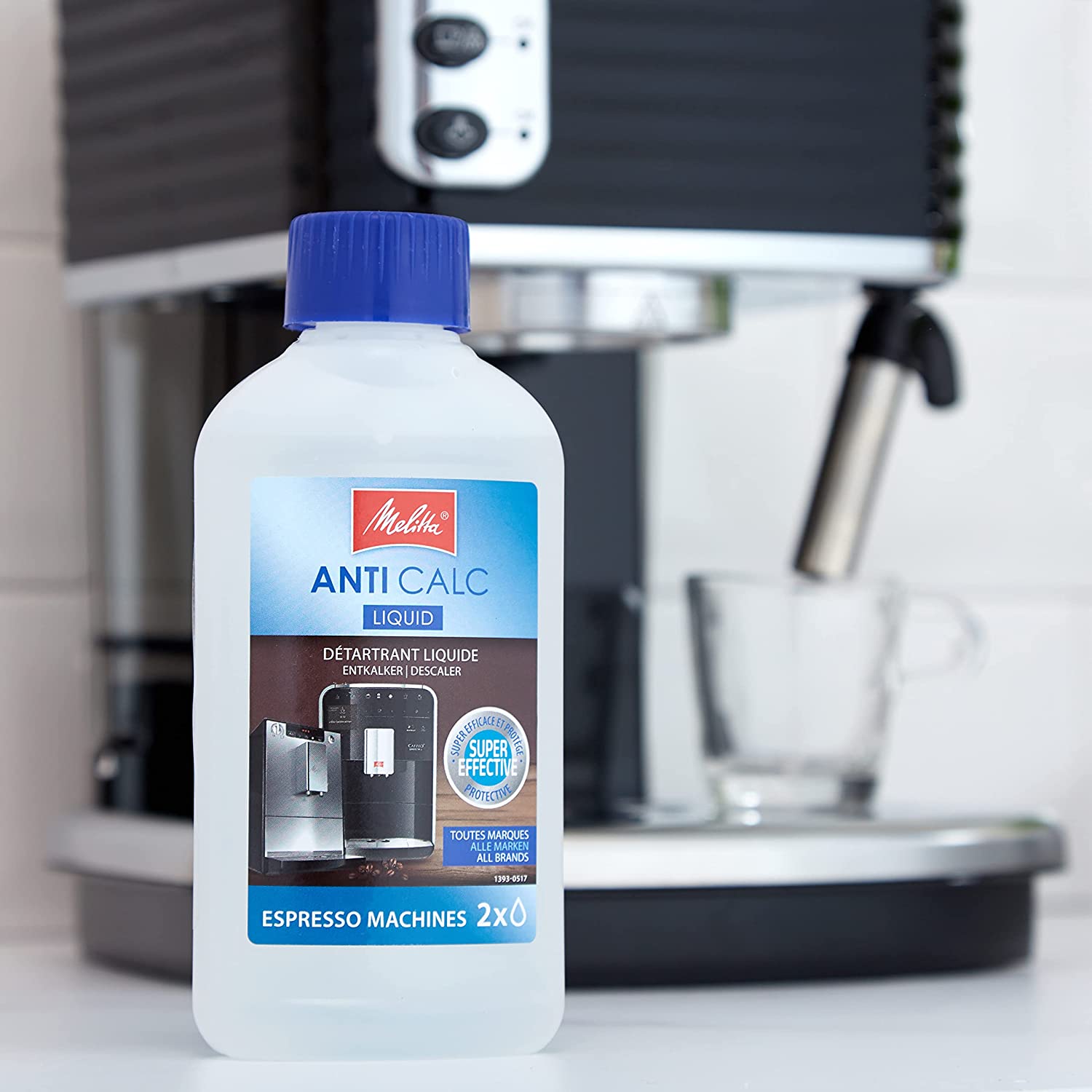 Melitta Anti Calc Détartrant Liquide pour Machines à Café 250 ml