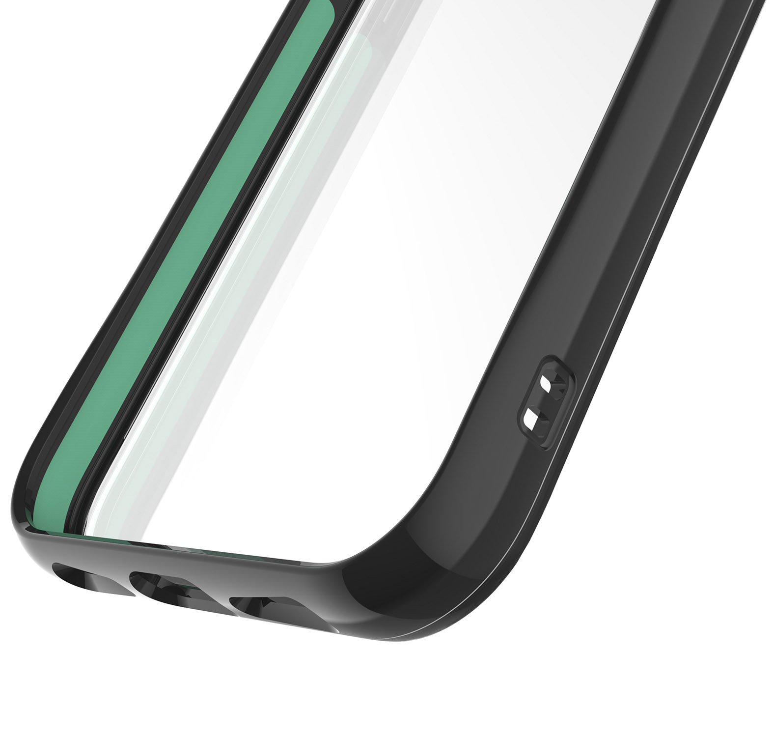 Mous Clarity Case iPhone 12 / 12 Pro clear with black frame