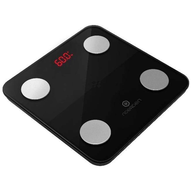 Noerden Minimi Smart Body Fat Scale with Bluetooth Detailed Body  Composition Analysis, Black