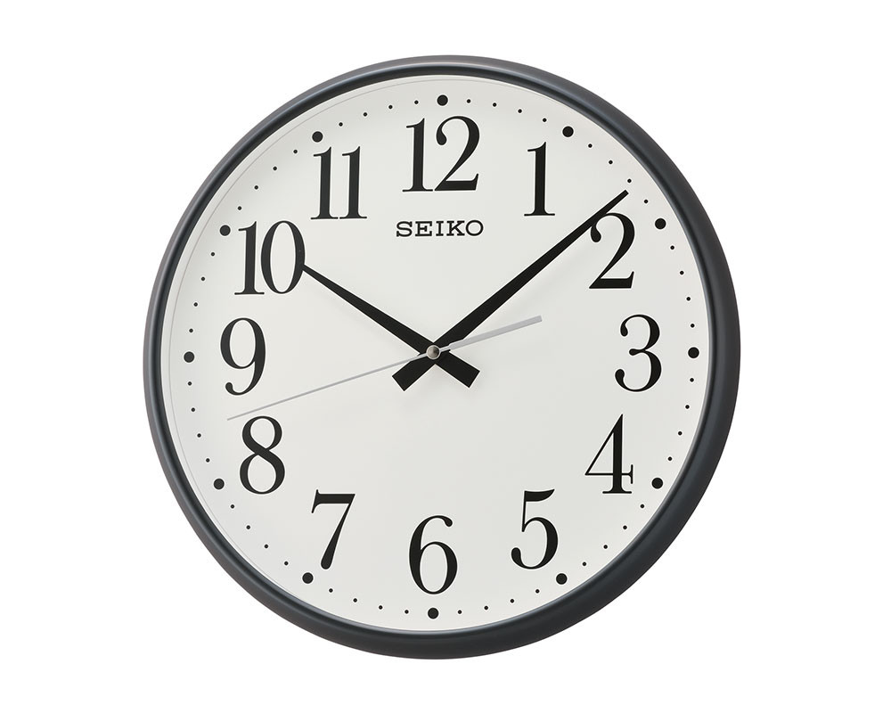 Buy Seiko Black/White Round Plastic Analog Clock QXA728K Online in UAE |  Sharaf DG