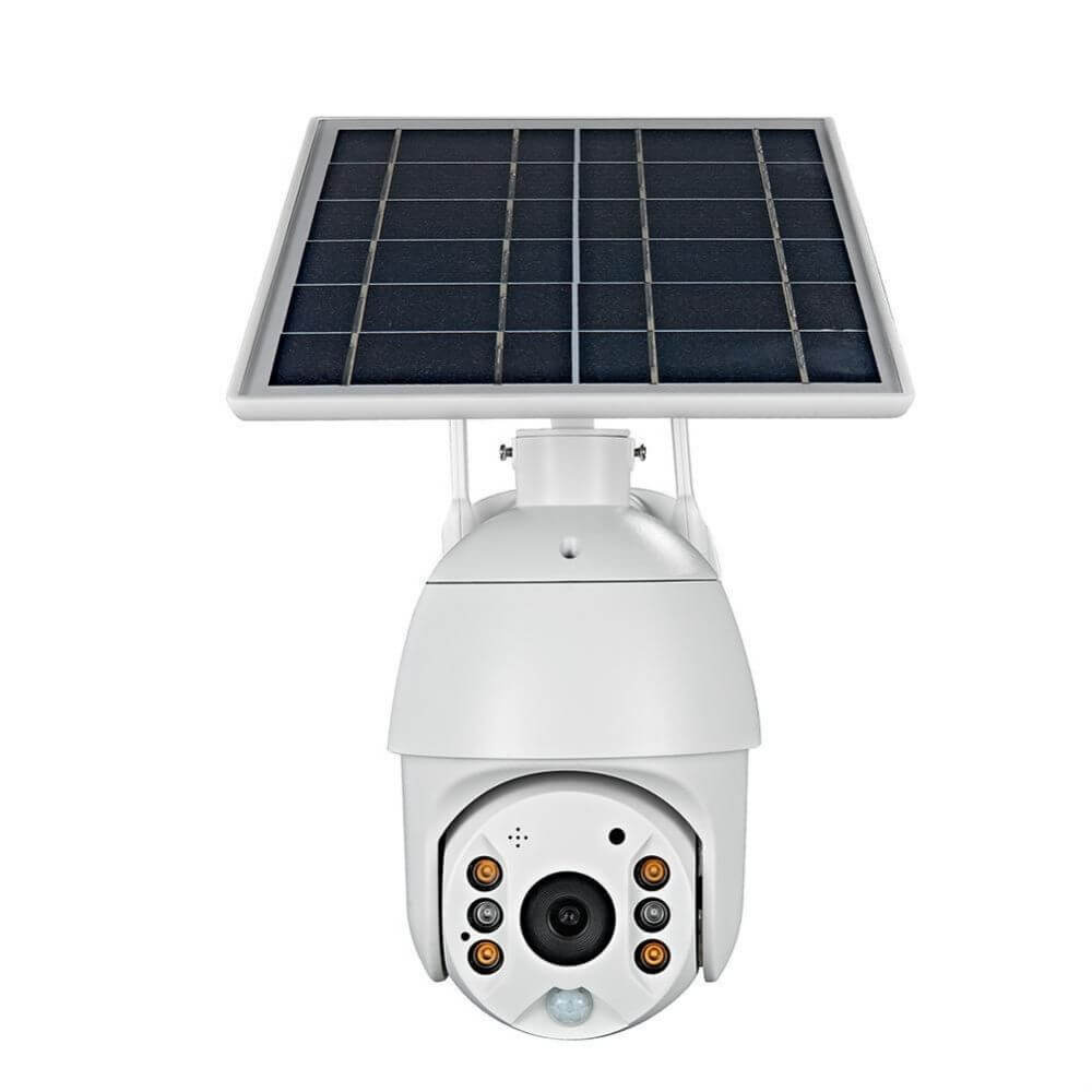 wifi intelligent solar energy alert ptz camera