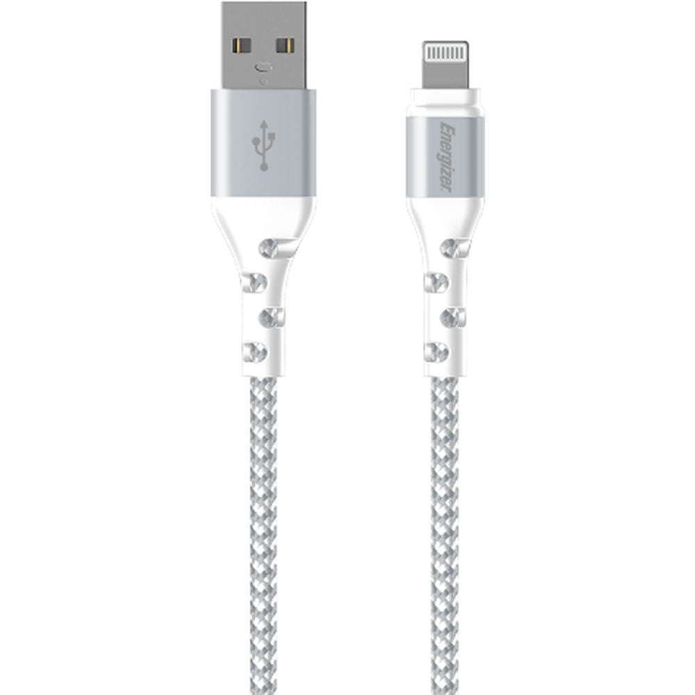 Buy Energizer Lightning Cable 2m White Online in UAE | Sharaf DG