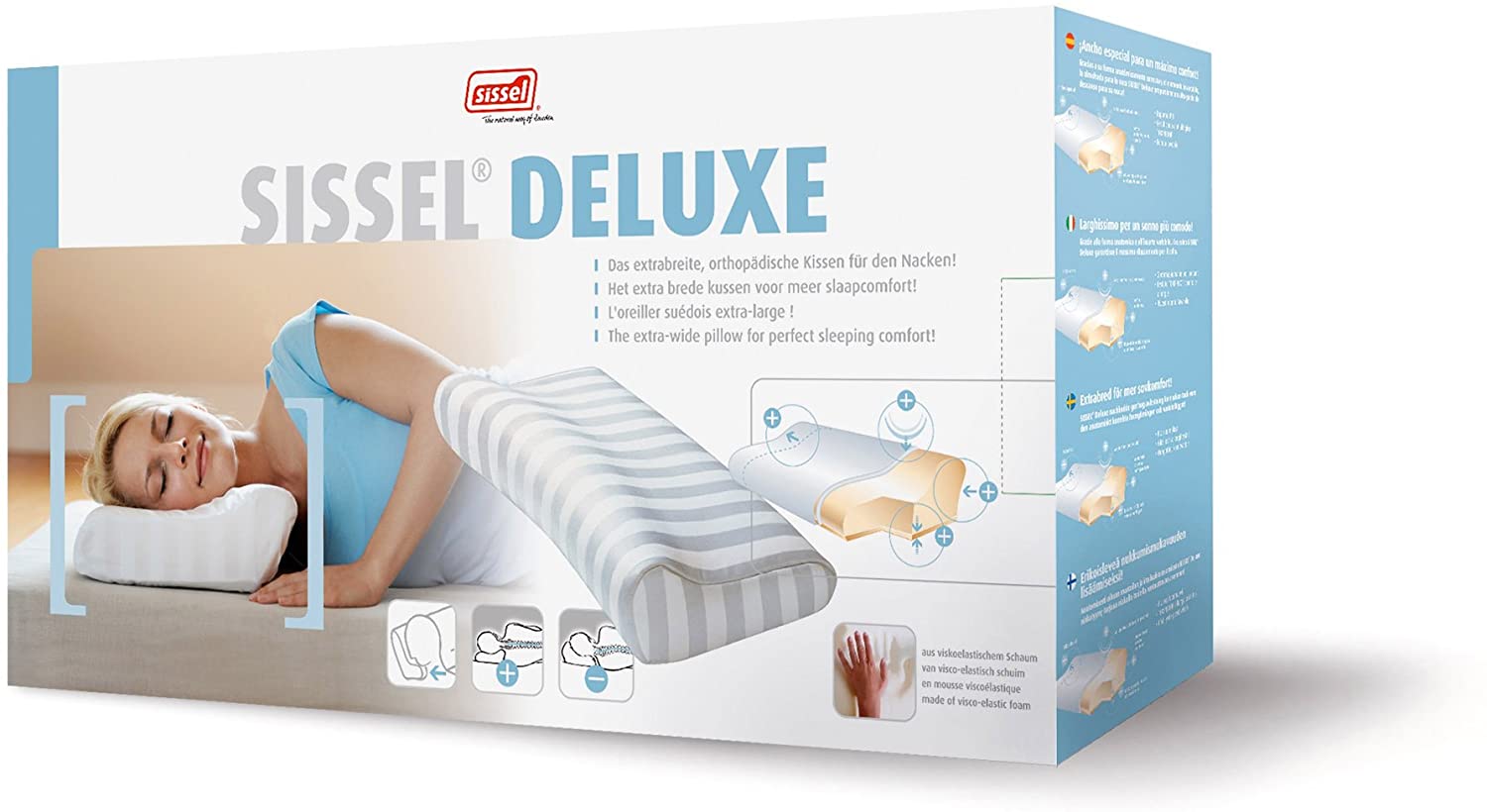 Buy Sissel Orthopedic Pillow Deluxe Including Pillow Cover Online