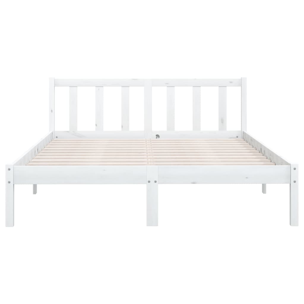 Cheap white store double bed