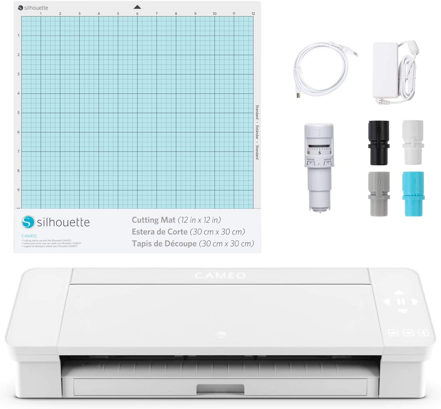 Buy Silhouette Cameo 4 Plus Desktop Cutting Machine (15″, White