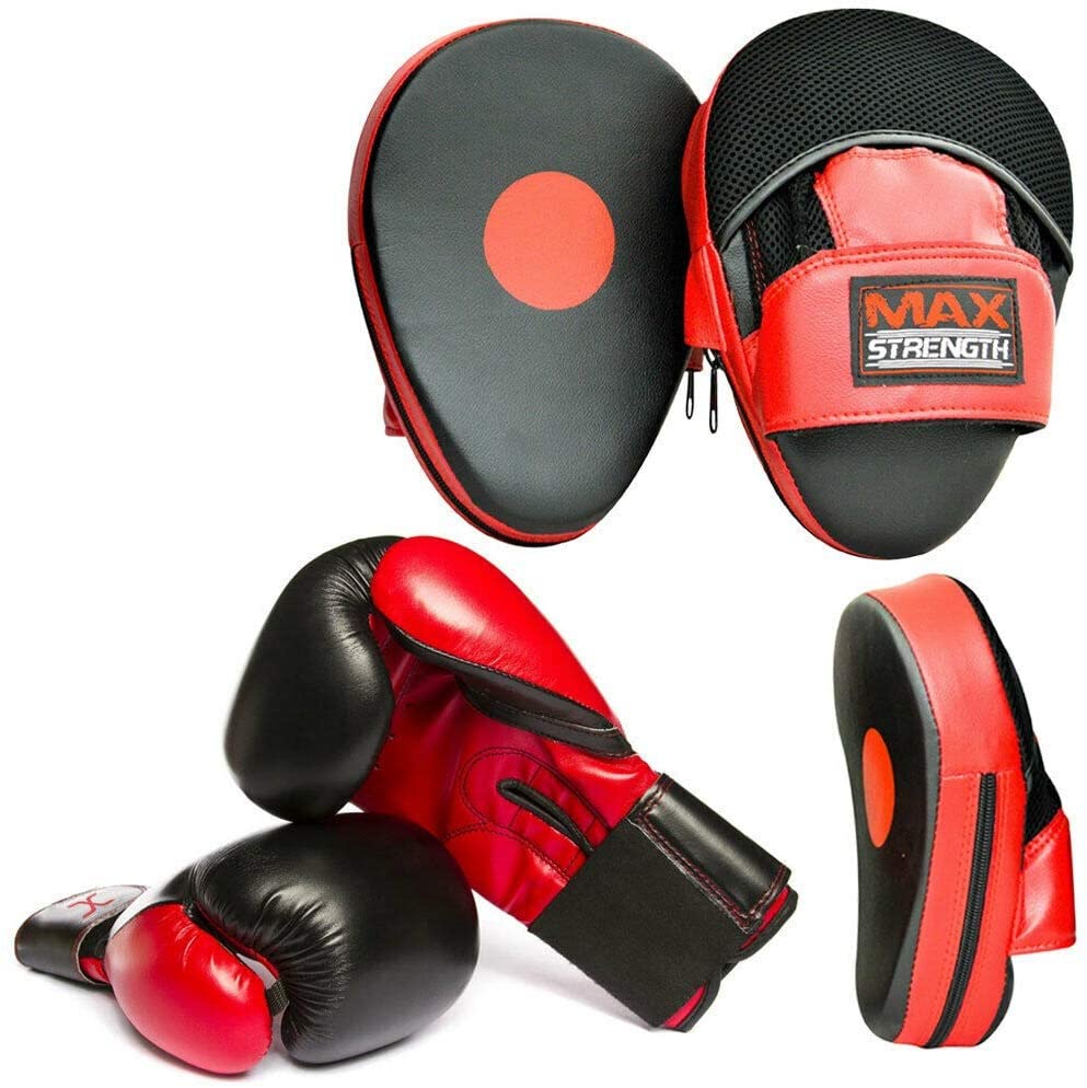 Sparring gloves cheap and pads