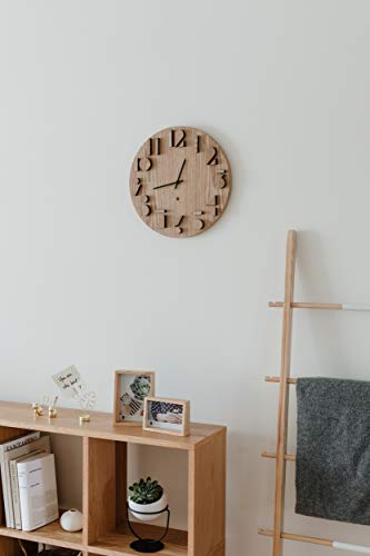 Buy Umbra Shadow Wall Clock, Decorative Wooden Wall Clock, Made