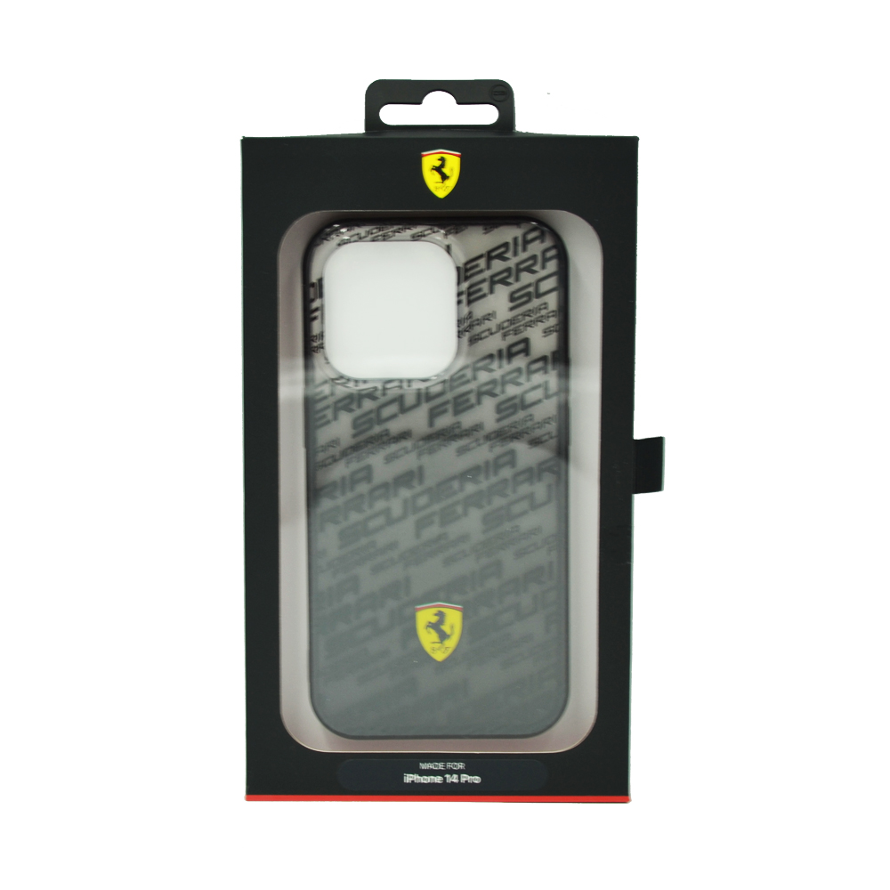 Scuderia Ferrari PC/TPU BLACK GRADIENT CASE ALLOVER SCUDERIA AND