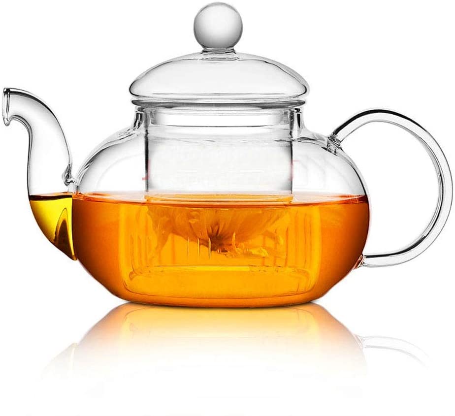 Buy Borosilicate Glass Teapot with Infuser, 1CHASE