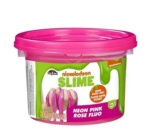 Play-doh Nickelodeon Super Stretchy Green Slime Container Of Fun