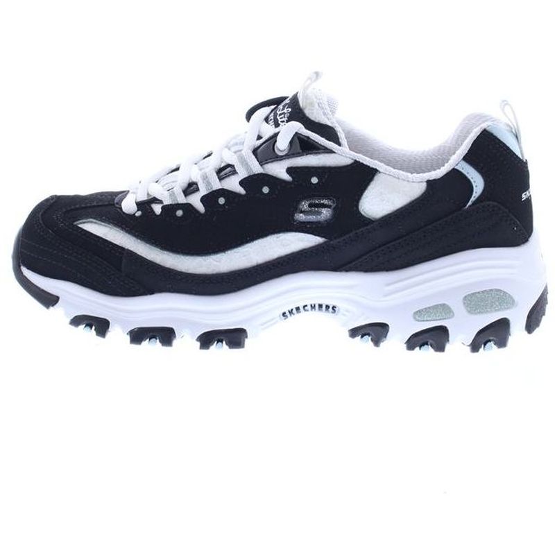 Buy Skechers D'Lites Women's Shoes Black/White 36.5EU Online in UAE DG