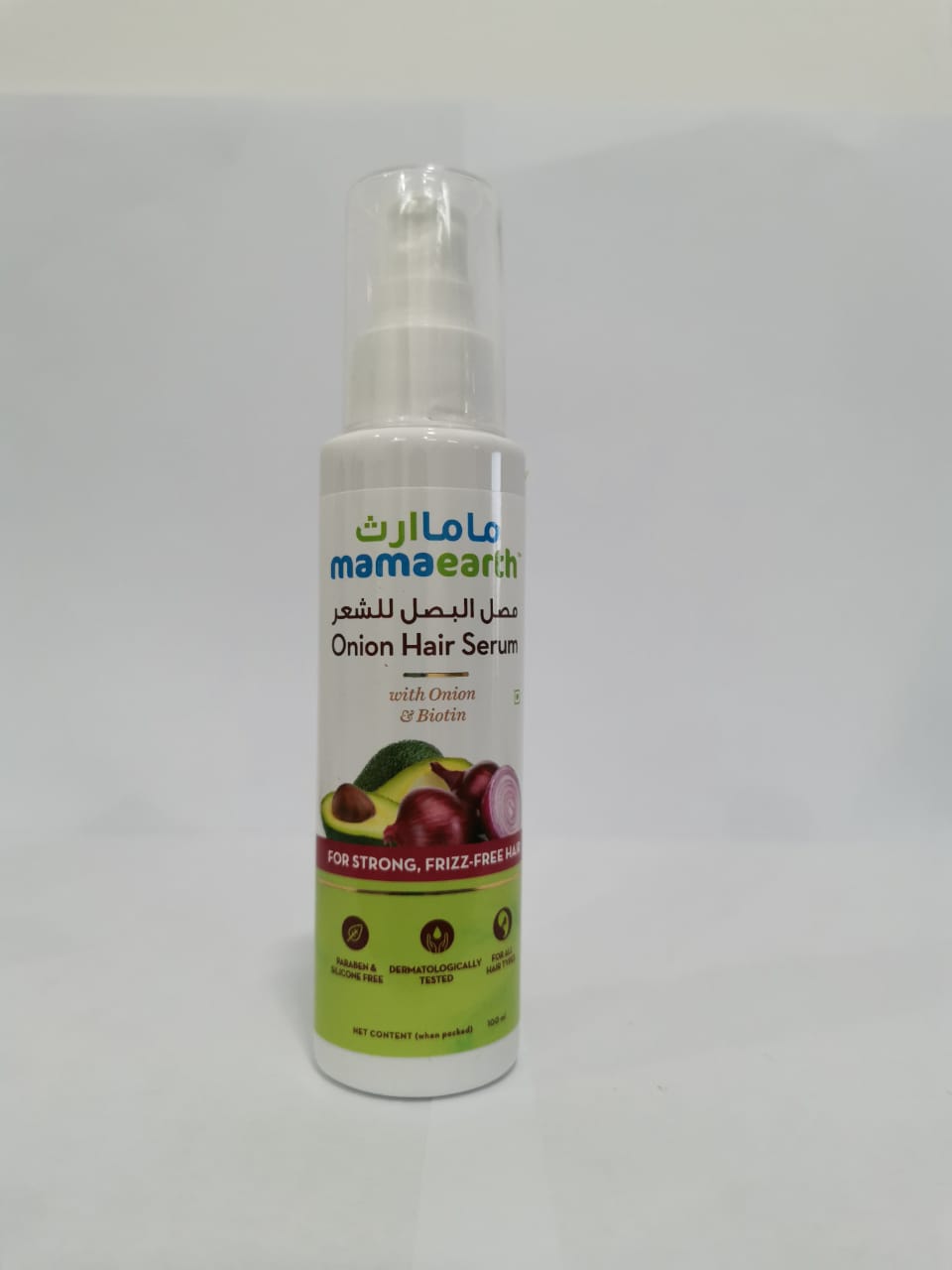 Buy Mamaearth Onion Hair Serum With Onion & Biotin For Strong, Frizz-free  Hair 100 Ml Online in UAE | Sharaf DG