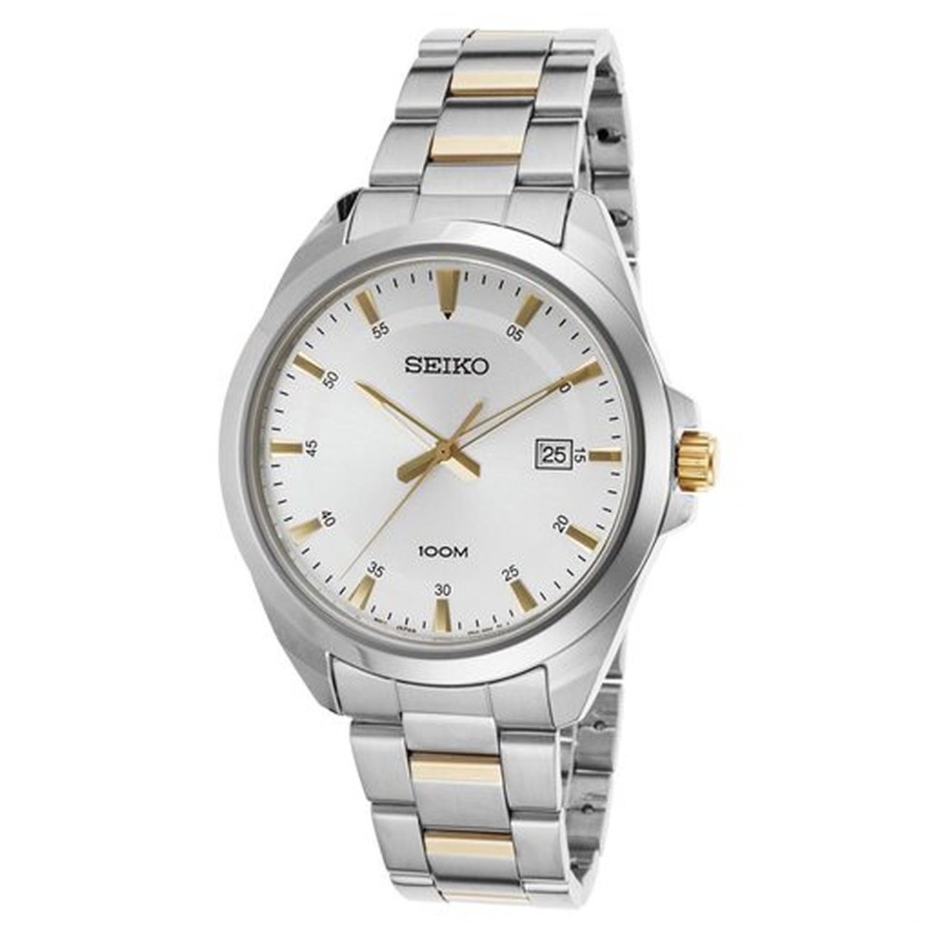 Buy Seiko Classic Silver/Gold Metal Analog Watch For Men SUR211P1 Online in  UAE | Sharaf DG