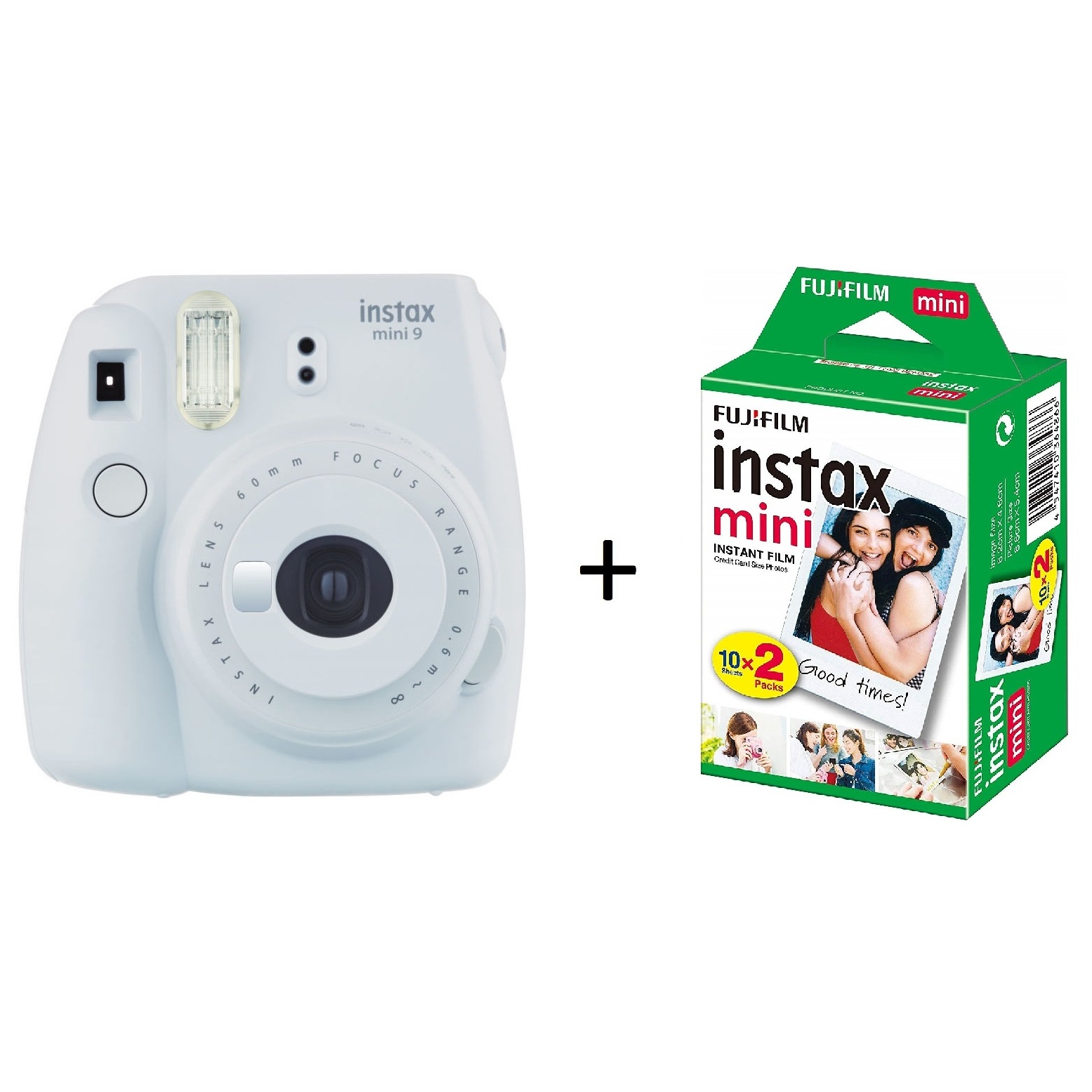 meditatie Bloeden kruising Buy Fujifilm INSTAX Mini 9 Instant Film Camera Smoky White + 20 Mini Sheets  Online in UAE | Sharaf DG