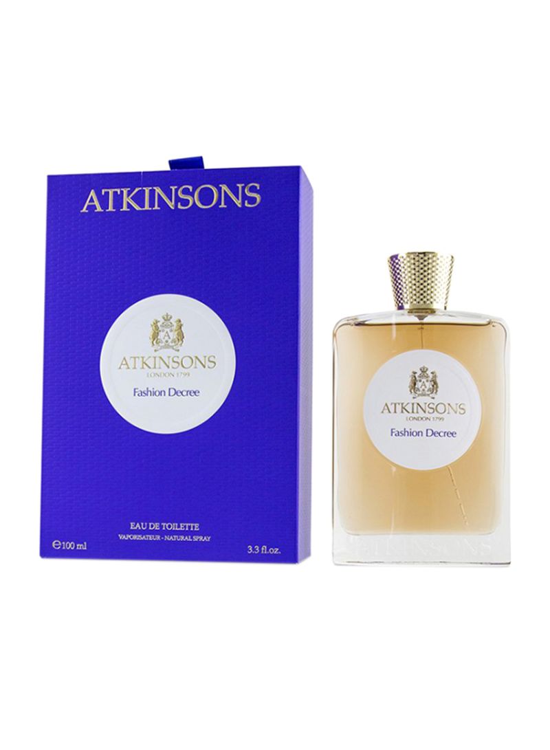 Buy Atkinsons Fashion Decree EDT 100ml Women Online in UAE Sharaf DG