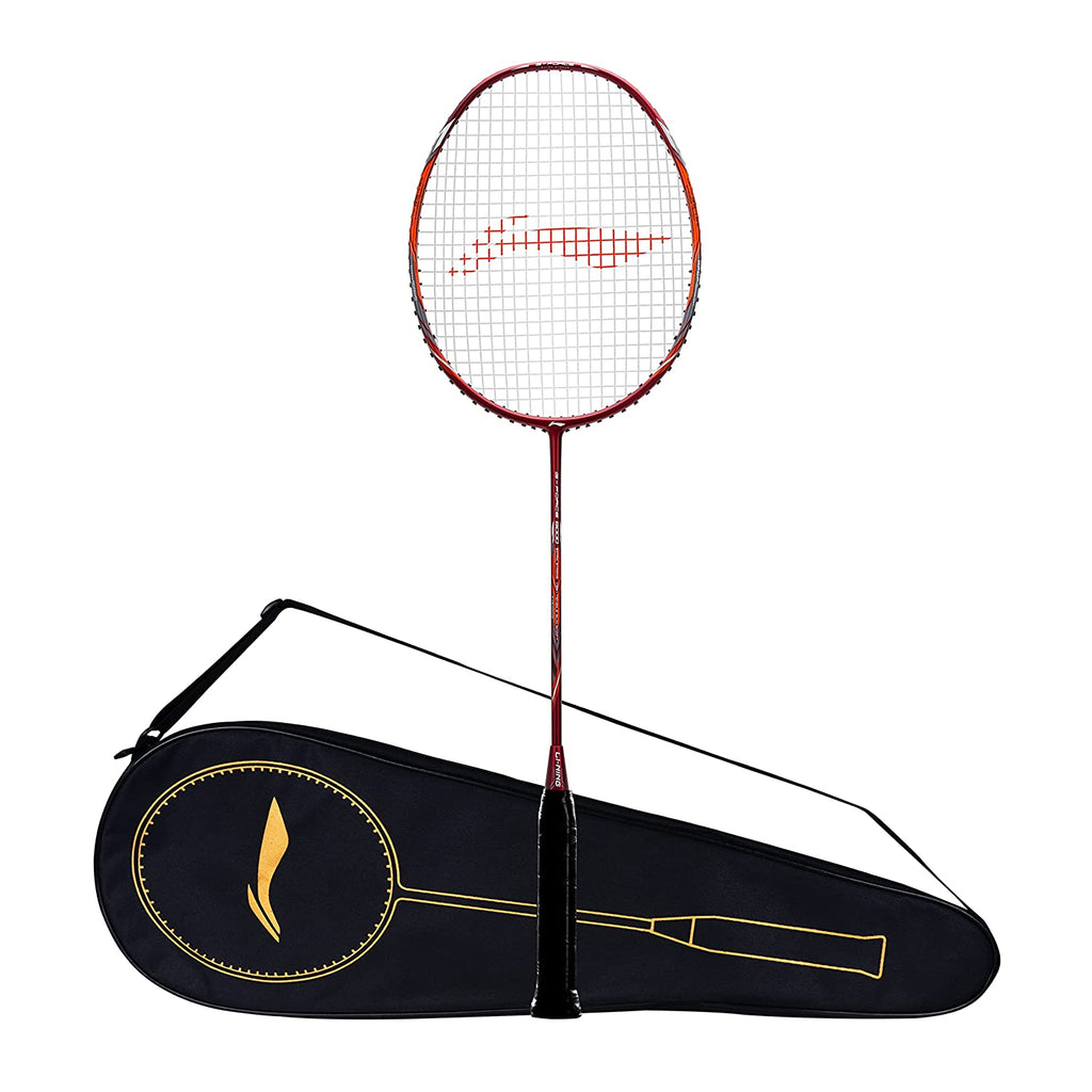 Buy Li-ning G Force Extra Strong 9000 Badminton Racquet -red/copper Online in UAE Sharaf DG