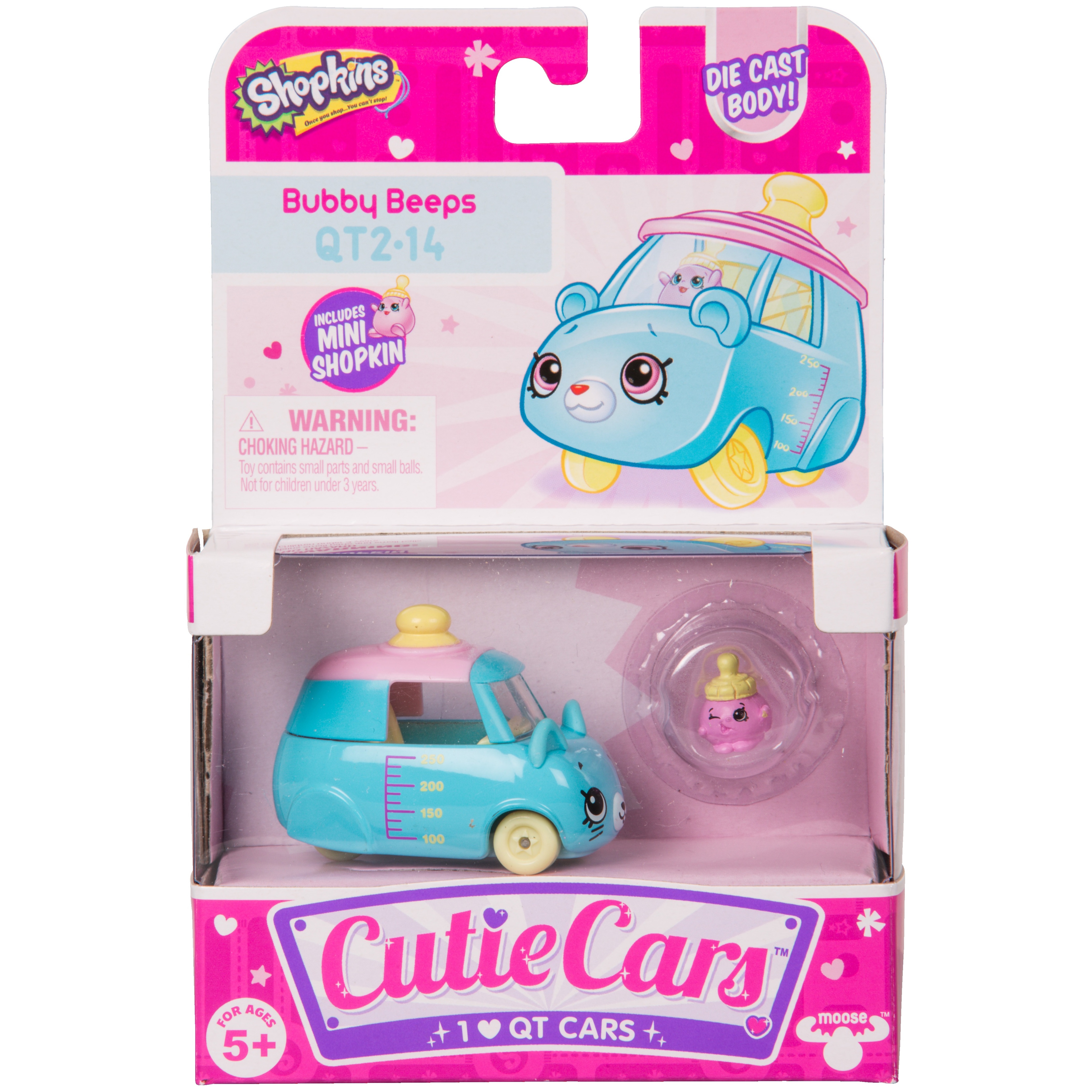 Cutie Car Shopkins Season 2, Single Pack Bubby Beeps 