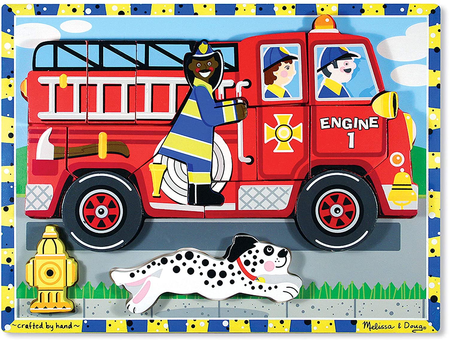 Melissa and doug store fire truck puzzle